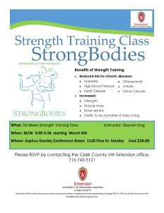 In-person Strong Bodies!