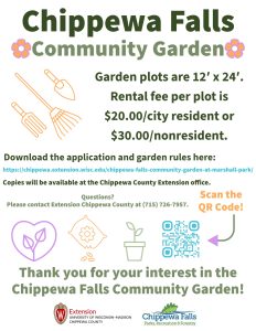 Available Plots – Chippewa Falls Community Garden!