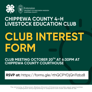 Introducing the 4-H Livestock Education Club!