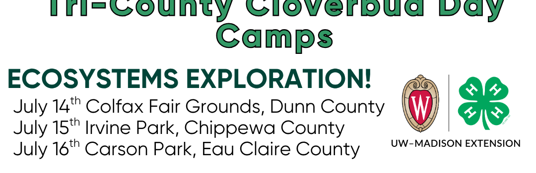 poster for Cloverbud Day Camps