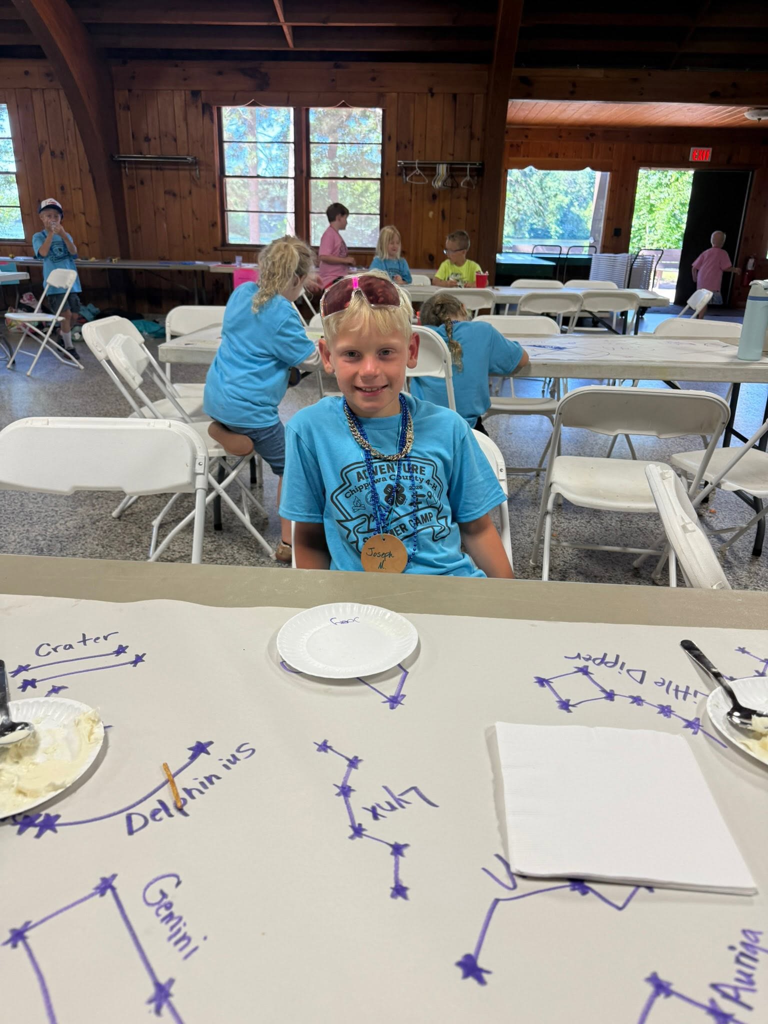 Photo of cloverbud camper at day camp!