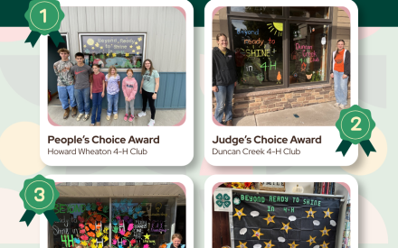 Celebrating Our Award Winning 4-H Clubs!